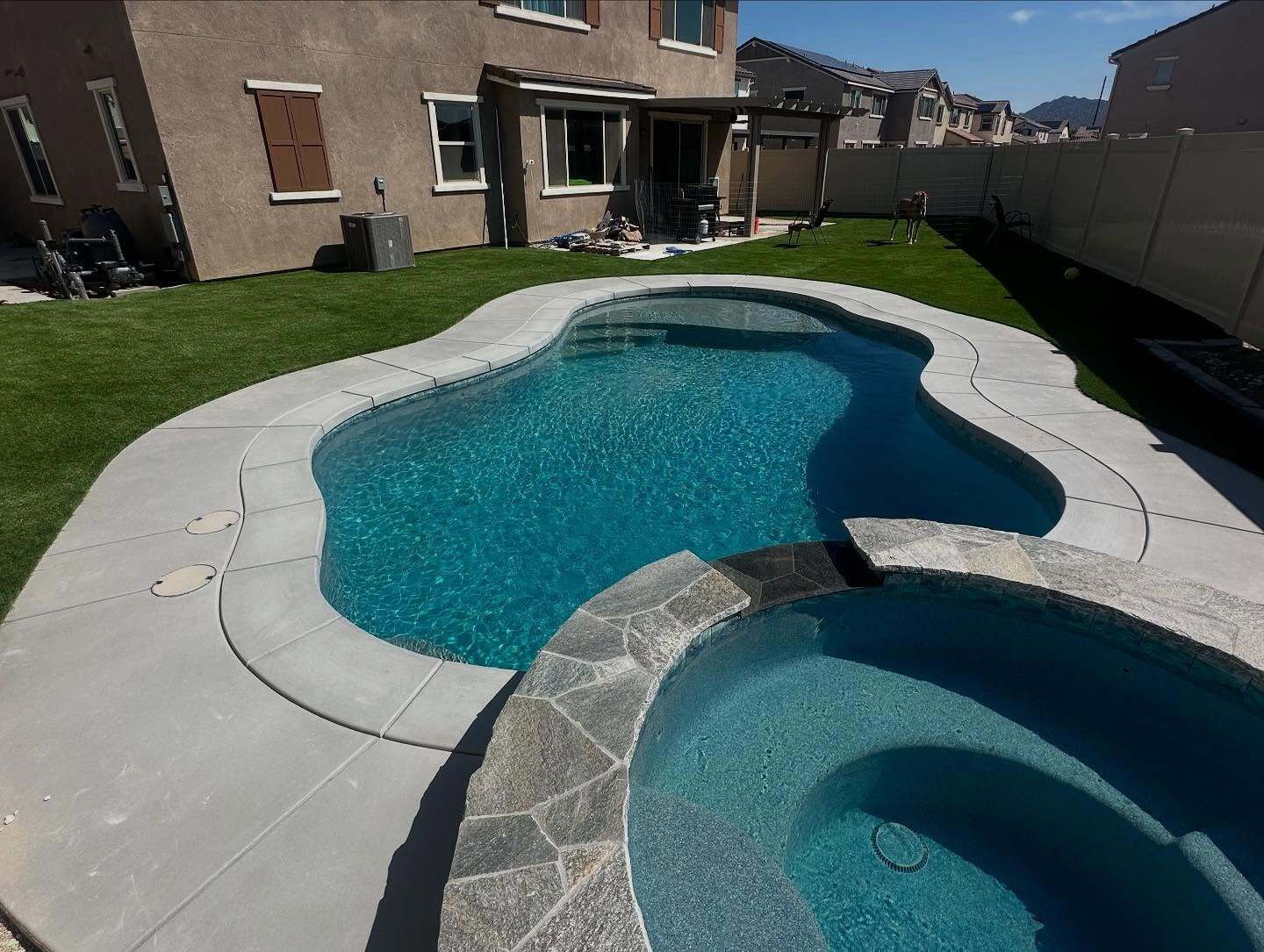 Artificial Grass Pool Decks, Menifee Artificial Grass, & Pavers