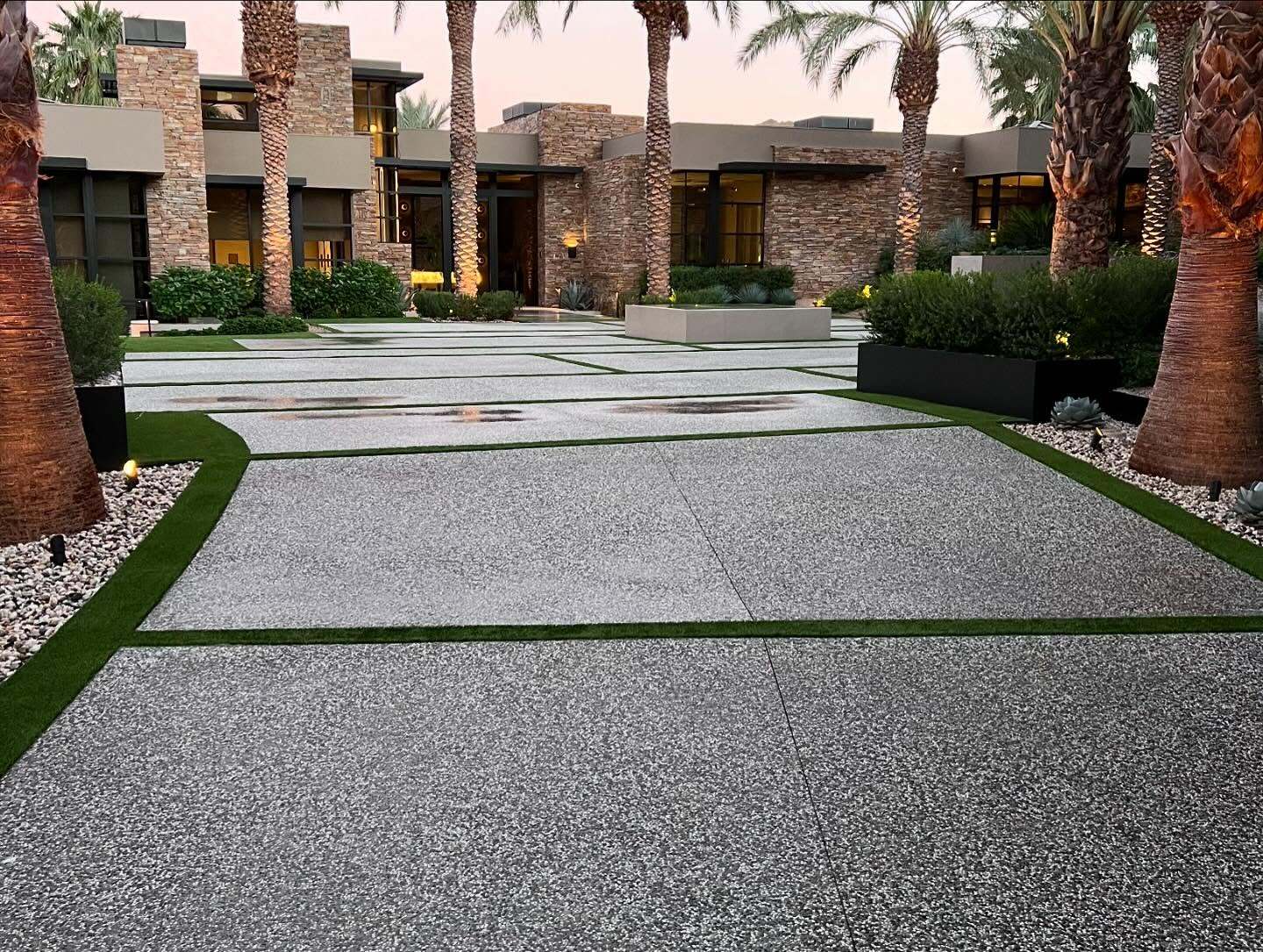 Concrete Services, Concrete & Artificial Turf Strips, Menifee, CA