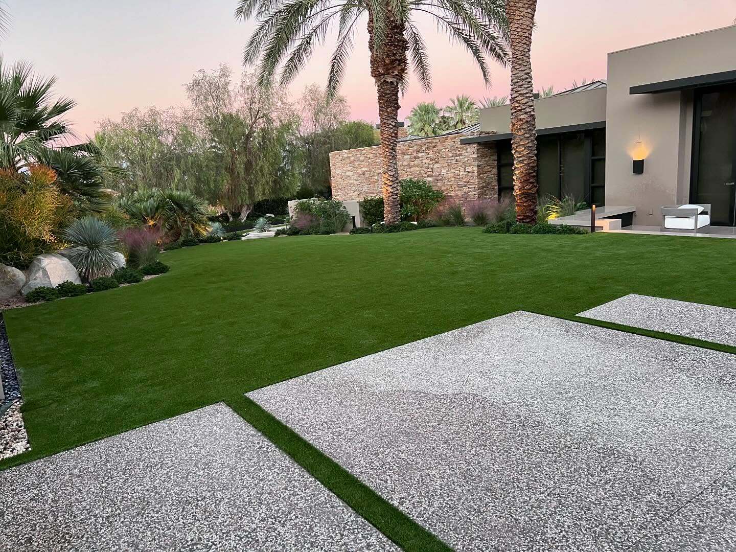 Concrete Services, Concrete & Artificial Turf Strips, Menifee, CA