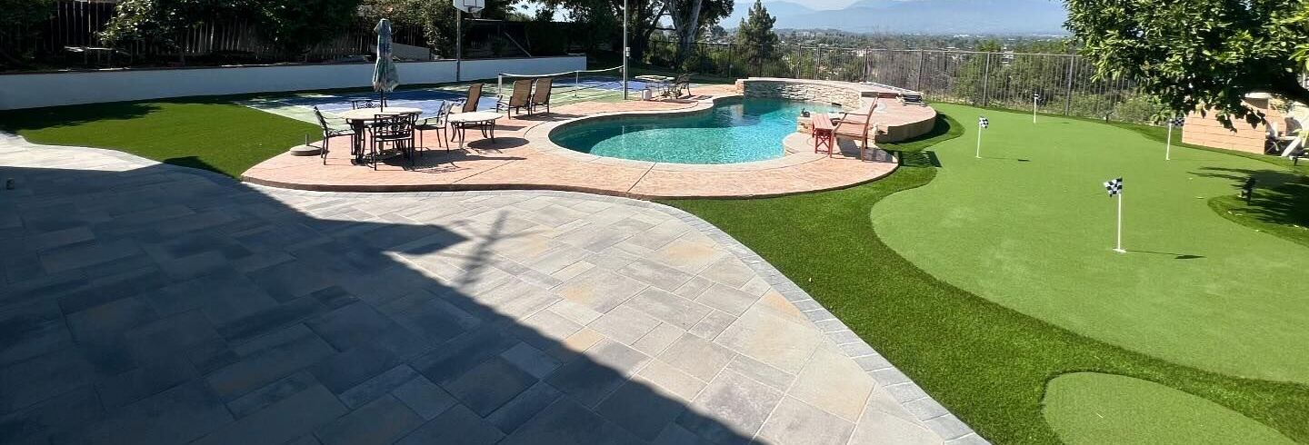 Pool Deck Pavers, Menifee Artificial Grass, Pavers